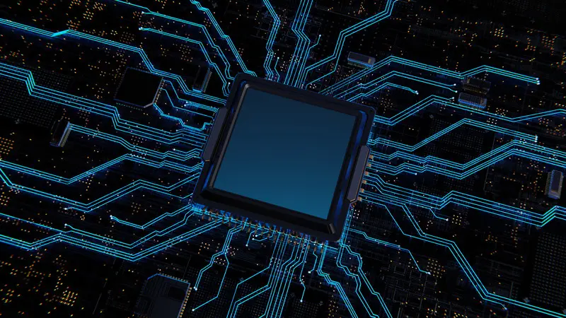 Cybersecurity processor with connected circuits